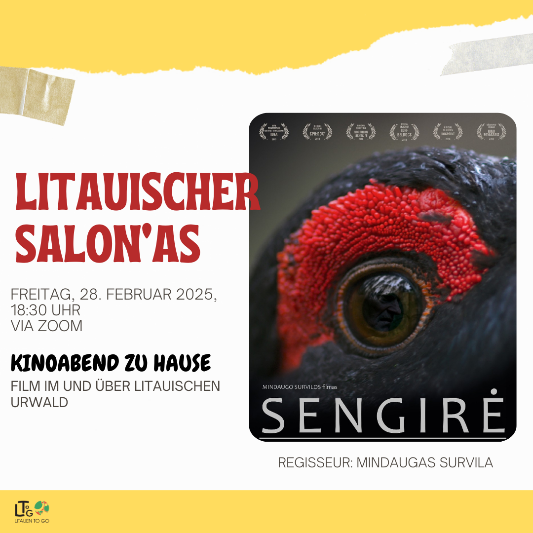 Litauisches Salon’as: Kinoabend mit dem Film „Sengirė“