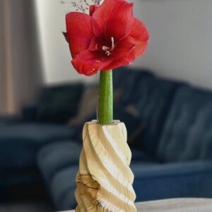 Holzvase „Spiralė“