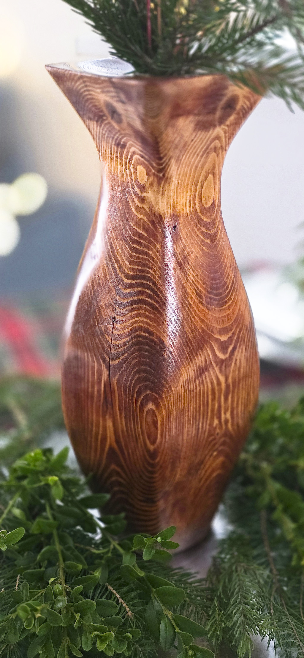 Holzvase „Klasika" – Bild 3