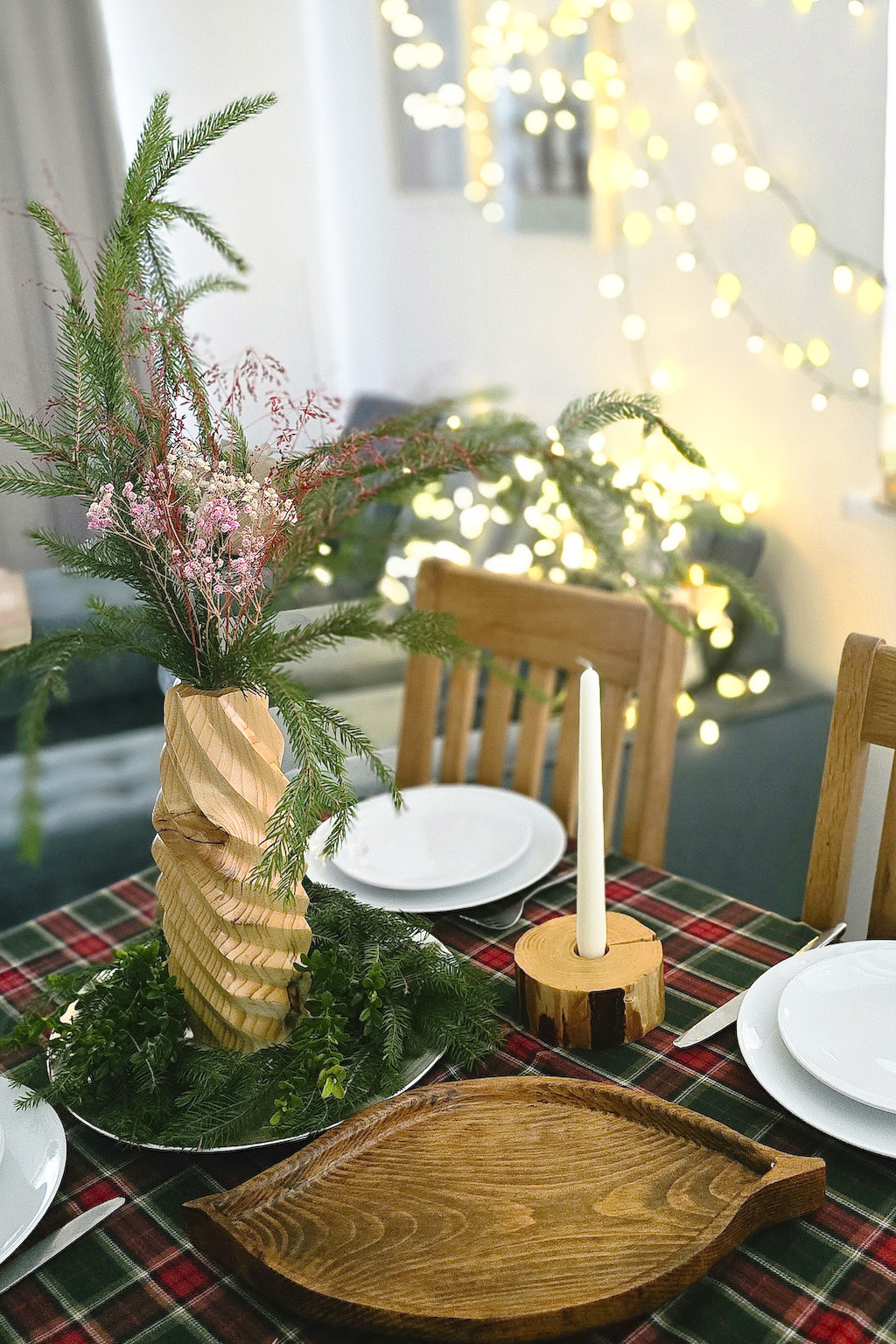 Holzvase „Spiralė“ – Bild 6