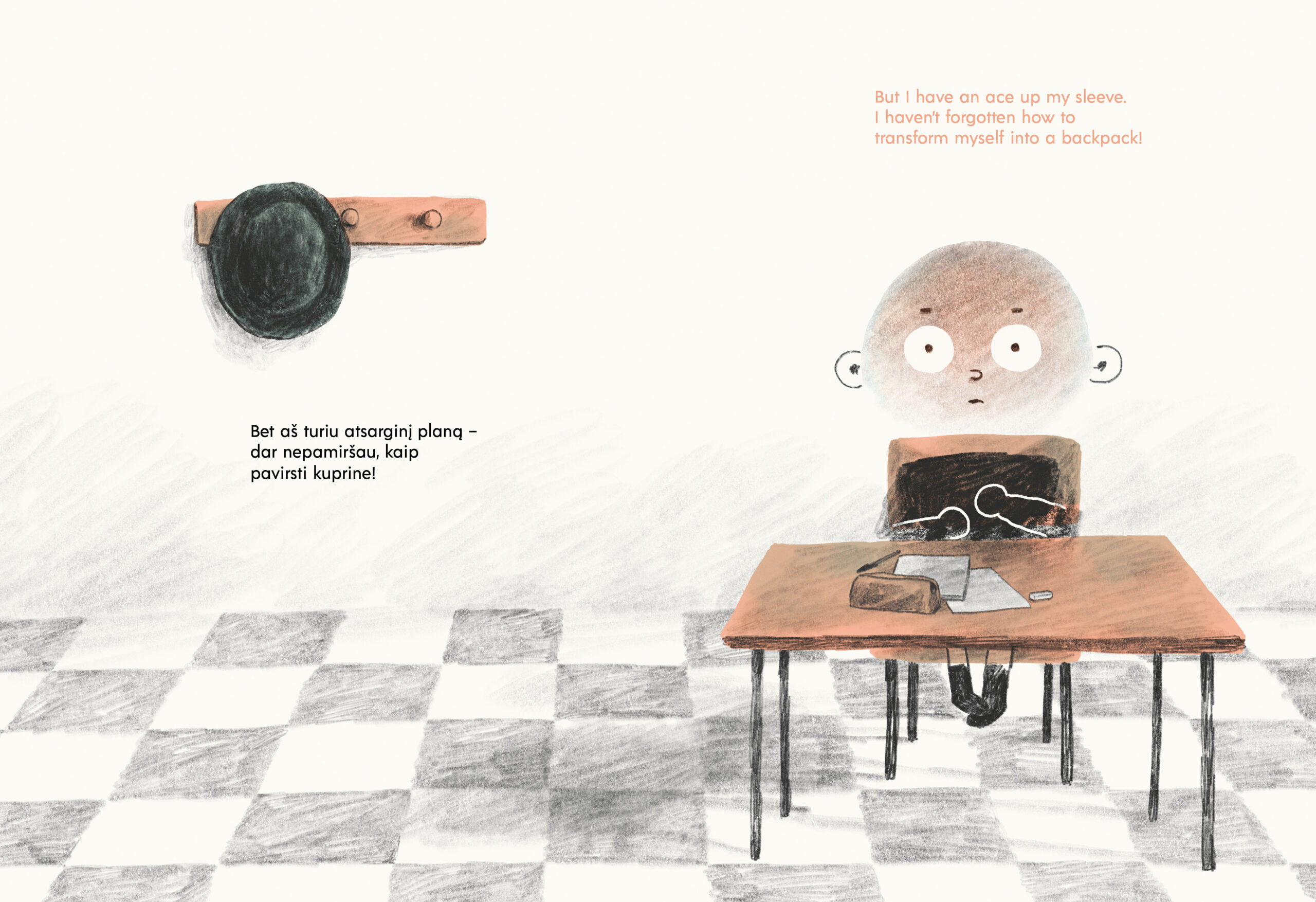 Zweisprachiges Buch "Lukas, nematomas berniukas / As Invisible as Lukas" (Litauisch & Englisch) – Bild 6