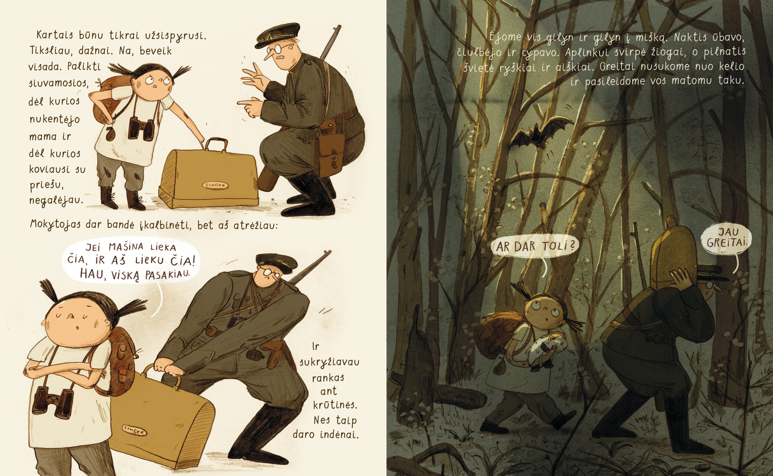 Graphic Novel "Mergaitė su šautuvu" – Bild 4