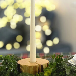 Holz-Kerzenhalter „Šviesa“