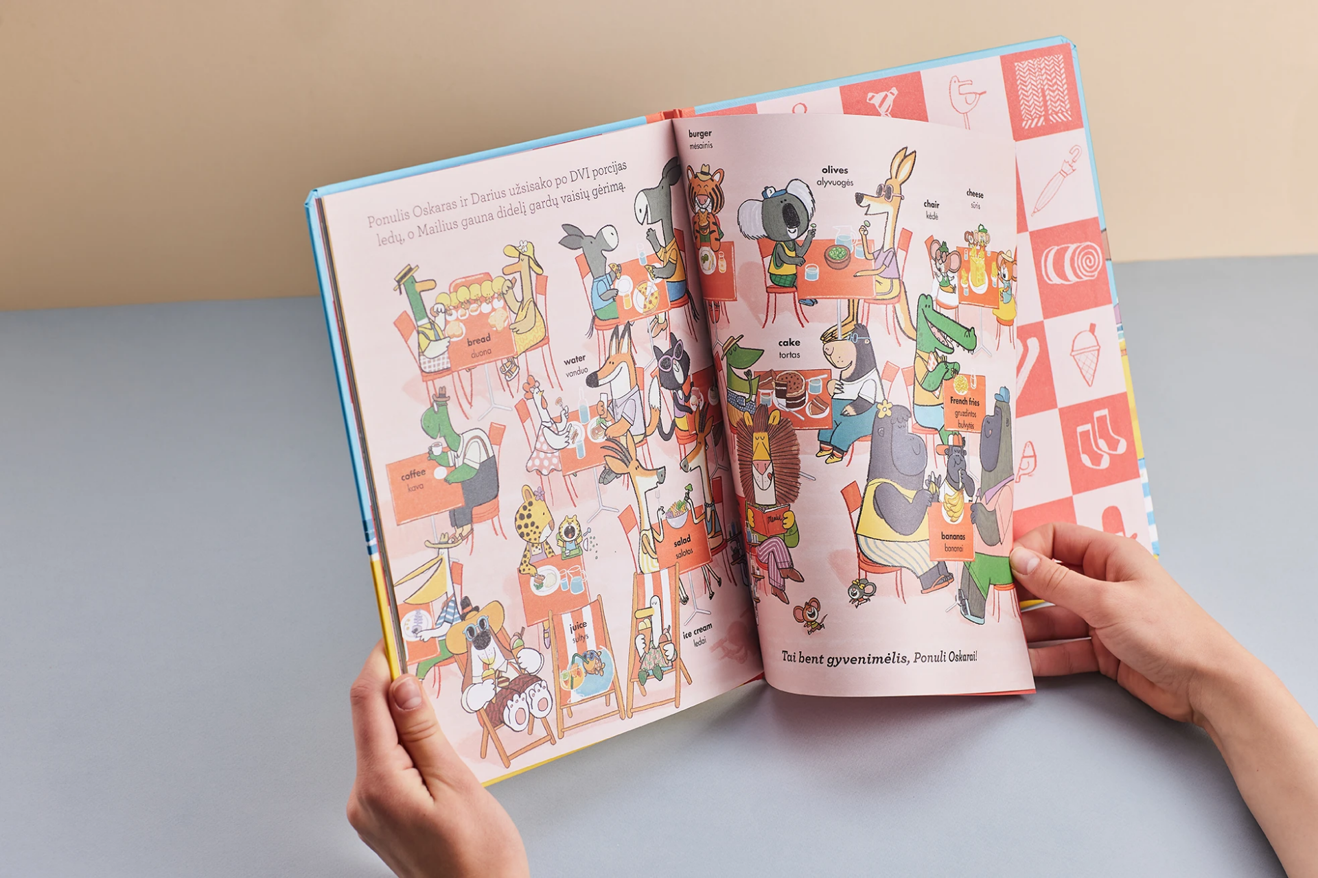 Illustriertes Buch "Ponulis Oskaras atostogauja" – Bild 3