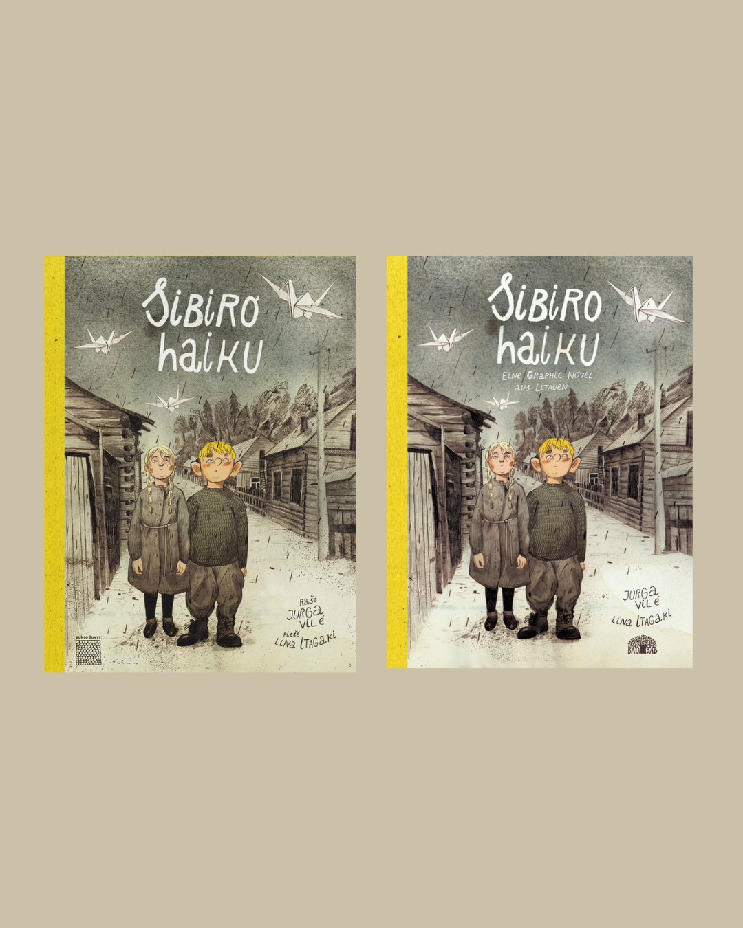 Graphic Novel "Sibiro haiku" Doppelpaket (Litauisch & Deutsch)
